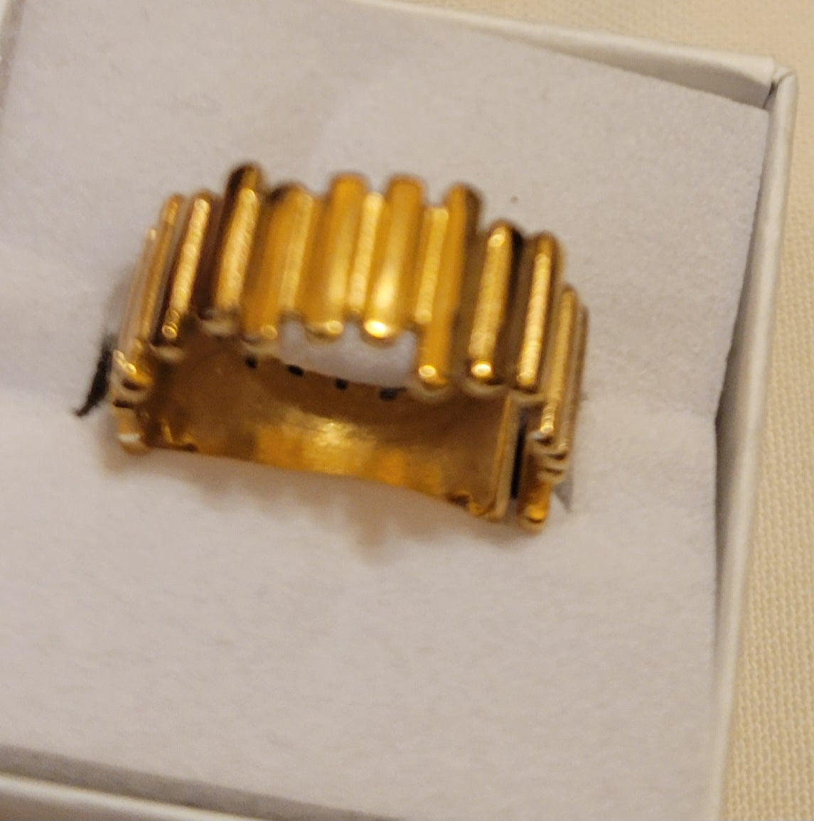 Geometric Open Ring - Stainless Steel Fashion Ring